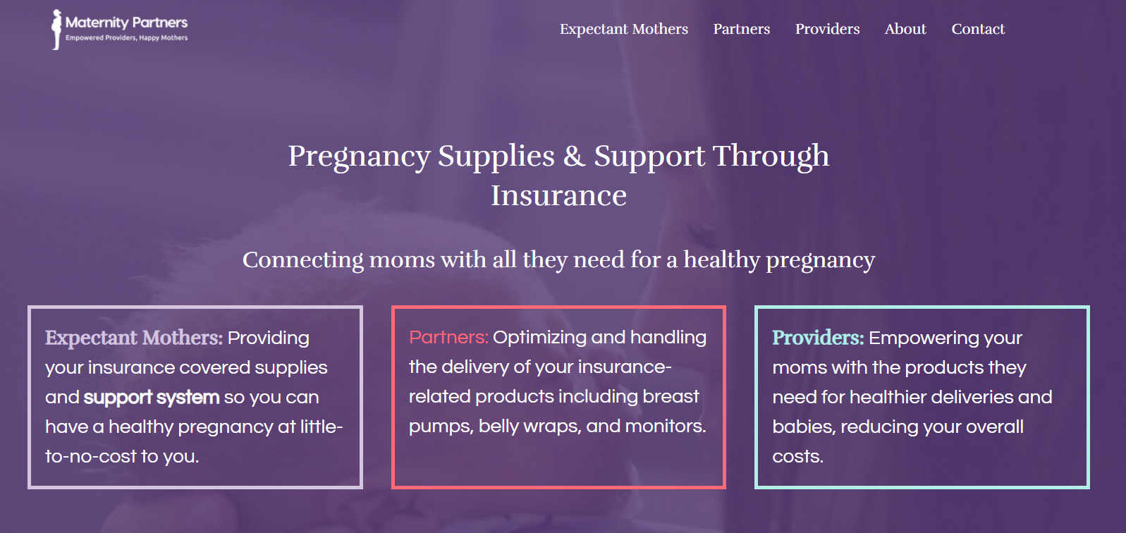 Maternity Partners home page